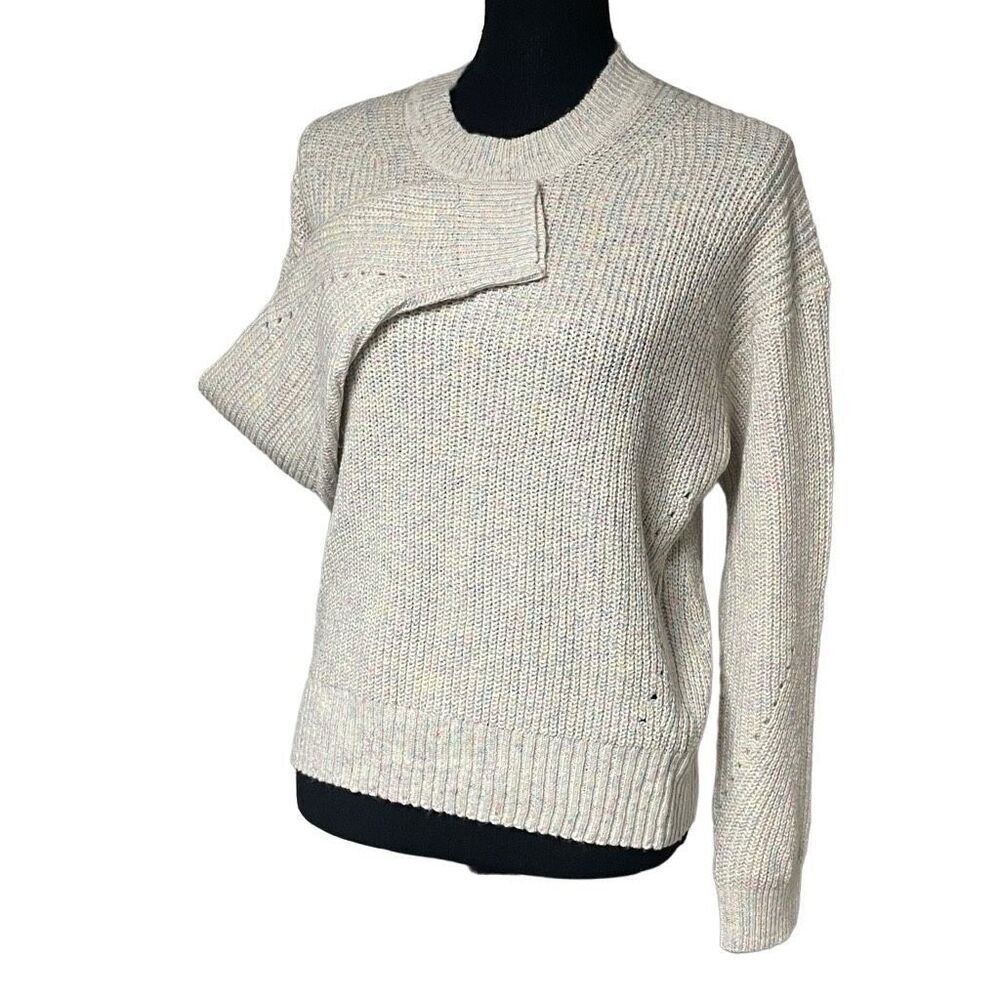 Michael Stars Pastel Chalk Confetti Tweedy Rib Sweater - Petite N0365